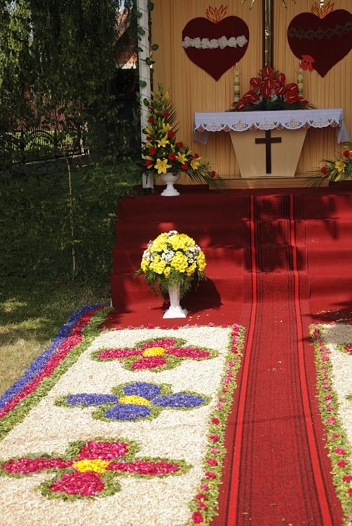 Ołtarz parafian Smolarni - detale
