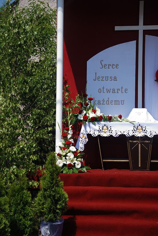 Ołtarz parafian Ścigowa - detale