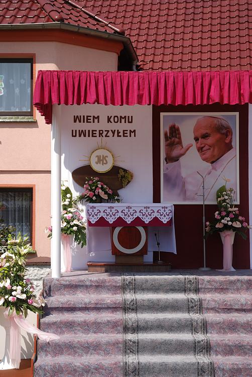 Ołtarz parafian Dziedzic - detale